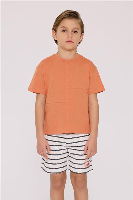 Nebbati Erkek Çocuk Kiremit TshirtNebbati Erkek Çocuk Kiremit Tshirt