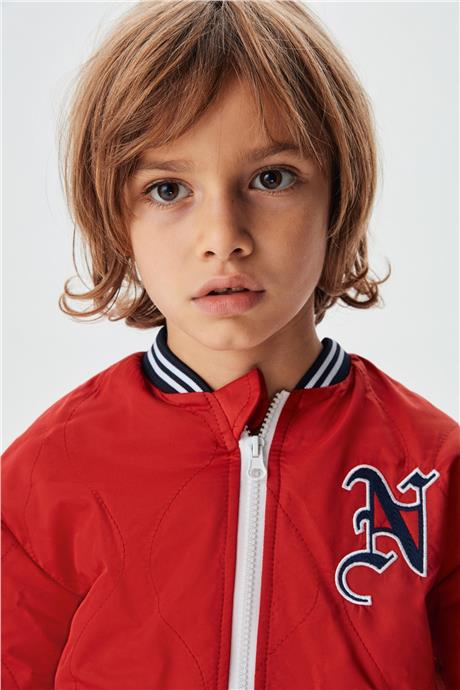 Nebbati Erkek Çocuk Kırmızı Mont