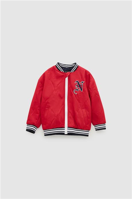 Nebbati Erkek Çocuk Kırmızı Mont