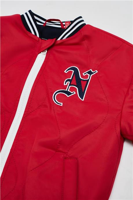 Nebbati Erkek Çocuk Kırmızı Mont