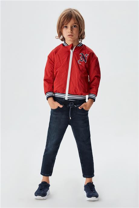 Nebbati Erkek Çocuk Kırmızı Mont