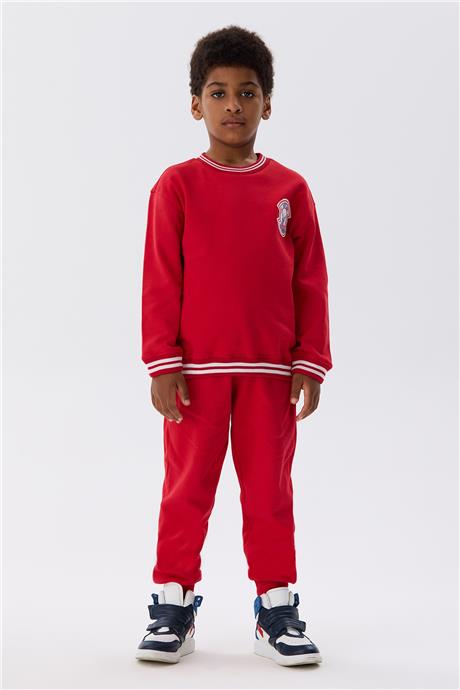 Nebbati Erkek Çocuk Kırmızı Sweatshirt