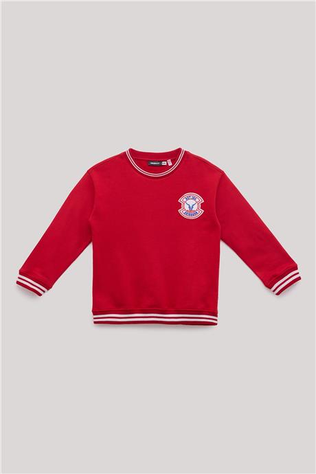 Nebbati Erkek Çocuk Kırmızı Sweatshirt