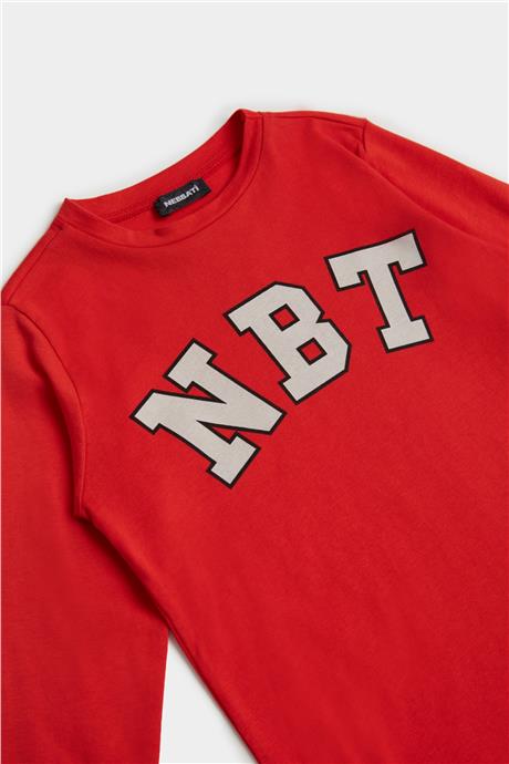 Nebbati Erkek Çocuk Kırmızı T-Shirt