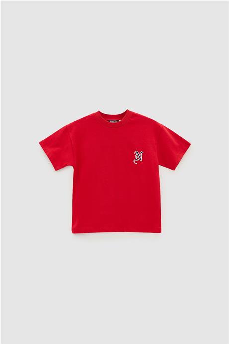 Nebbati Erkek Çocuk Kırmızı T-Shirt