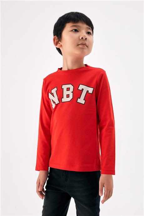 Nebbati Erkek Çocuk Kırmızı T-Shirt