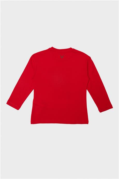 Nebbati Erkek Çocuk Kırmızı T-Shirt