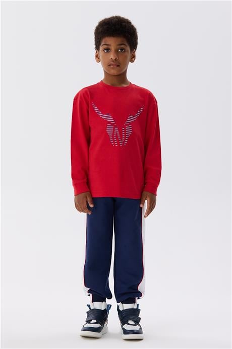 Nebbati Erkek Çocuk Kırmızı T-Shirt