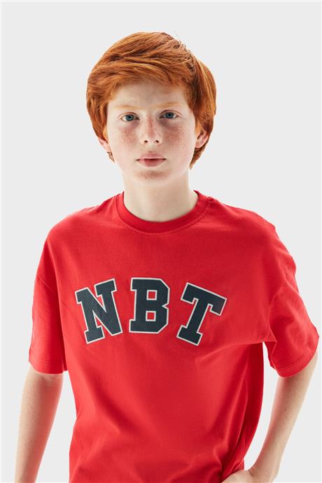 Nebbati Erkek Çocuk Kırmızı T-Shirt