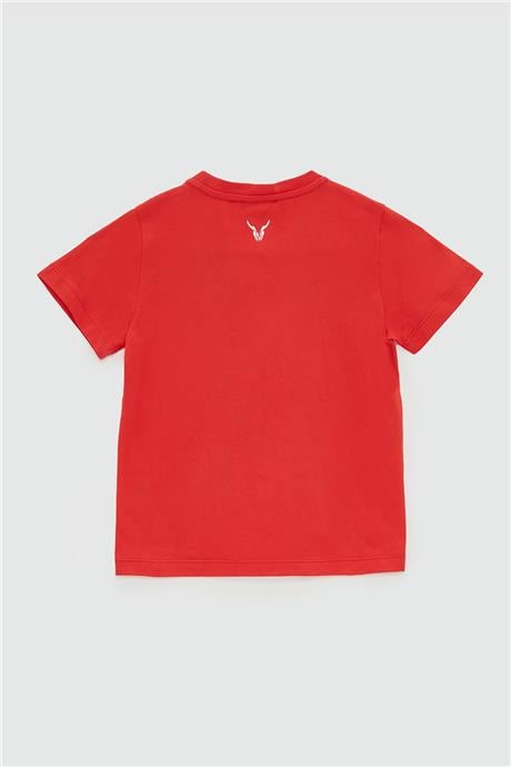 Nebbati Erkek Çocuk Kırmızı T-Shirt