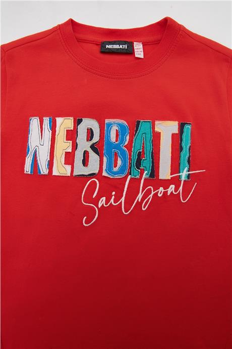 Nebbati Erkek Çocuk Kırmızı T-Shirt