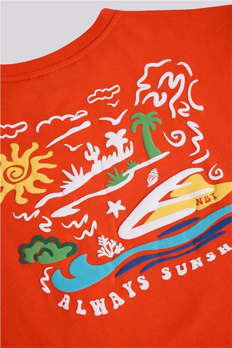 Nebbati Erkek Çocuk Kırmızı TshirtNebbati Erkek Çocuk Kırmızı Tshirt