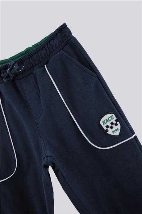 Nebbati Boy Navy Blue Tracksuit BottomNebbati Boy Navy Blue Tracksuit Bottom
