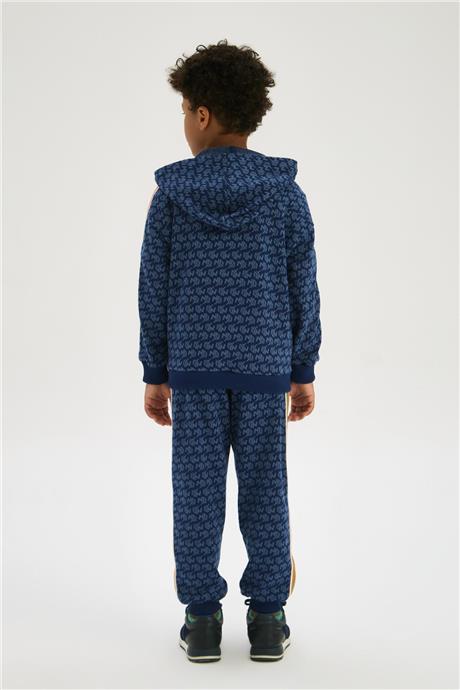 Nebbati Boy Navy Blue Tracksuit TopNebbati Boy Navy Blue Tracksuit Top