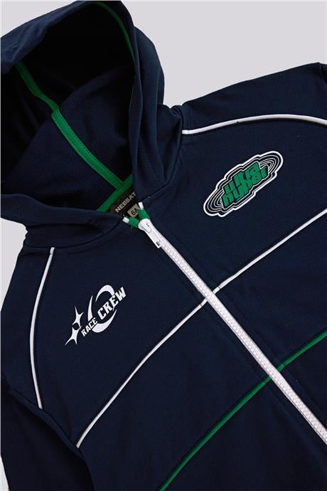 Nebbati Boy Navy Blue Tracksuit TopNebbati Boy Navy Blue Tracksuit Top