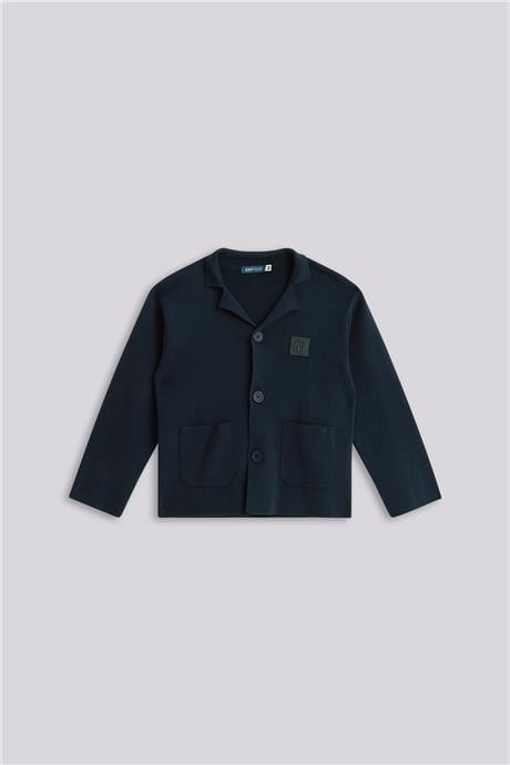 Nebbati Boy Navy Blue CardiganNebbati Boy Navy Blue Cardigan
