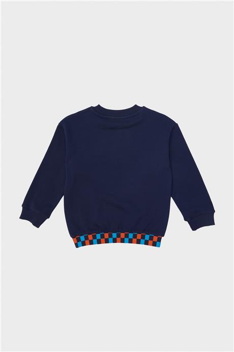 Nebbati Erkek Çocuk Lacivert Sweatshirt
