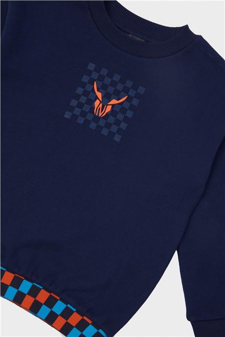 Nebbati Erkek Çocuk Lacivert Sweatshirt