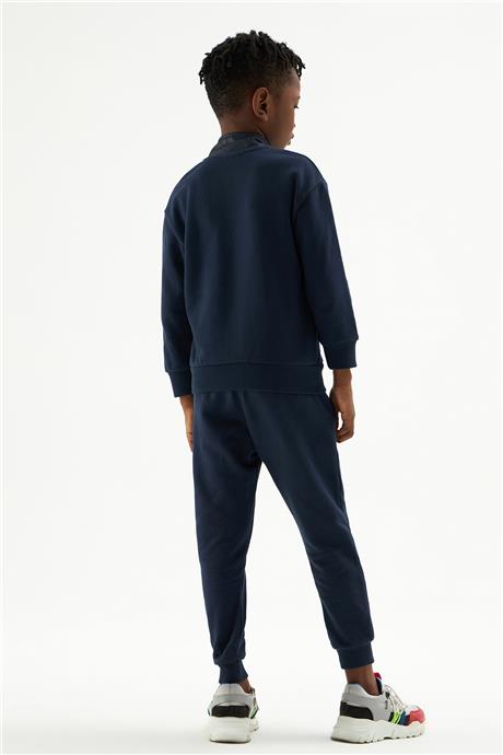 Nebbati Erkek Çocuk Lacivert Sweatshirt