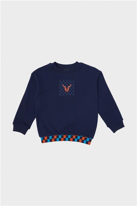 Nebbati Erkek Çocuk Lacivert Sweatshirt