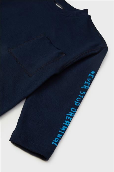 Nebbati Erkek Çocuk Lacivert Sweatshirt