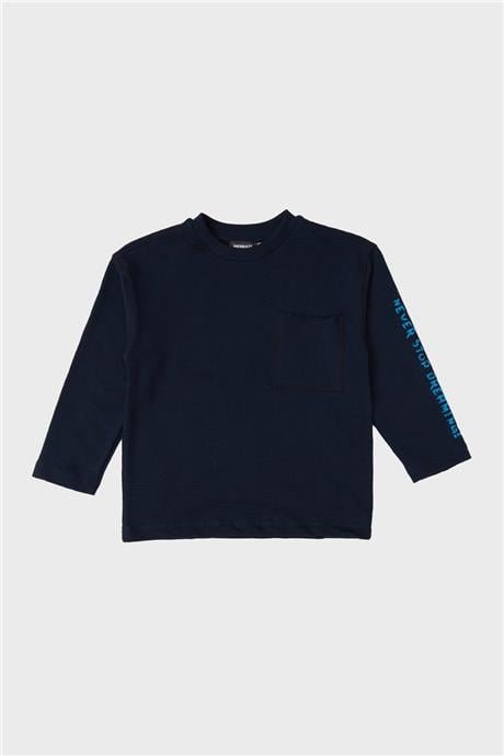 Nebbati Erkek Çocuk Lacivert Sweatshirt