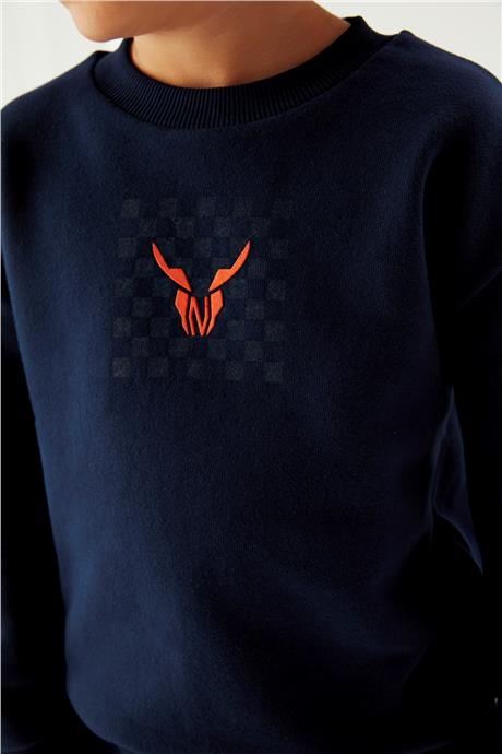 Nebbati Erkek Çocuk Lacivert Sweatshirt