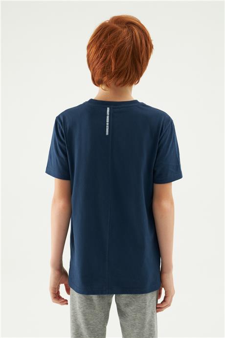 Nebbati Erkek Çocuk Lacivert T-Shirt