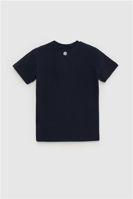 Nebbati Erkek Çocuk Lacivert T-Shirt