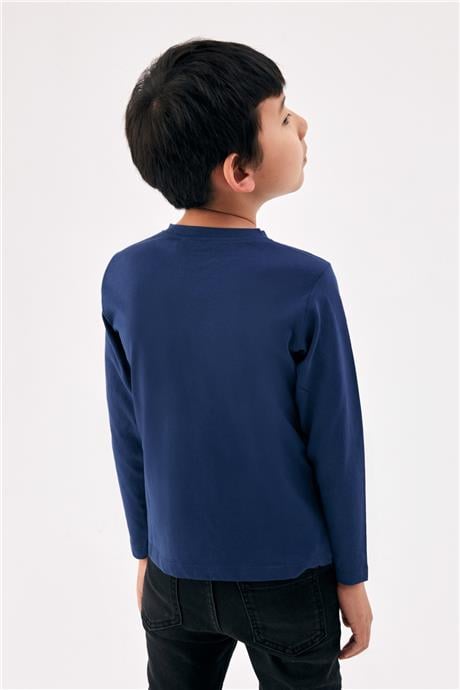 Nebbati Erkek Çocuk Lacivert T-Shirt