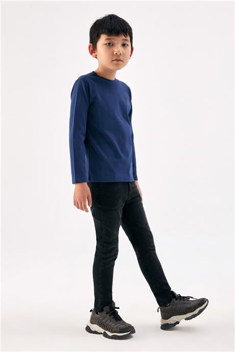 Nebbati Erkek Çocuk Lacivert T-Shirt