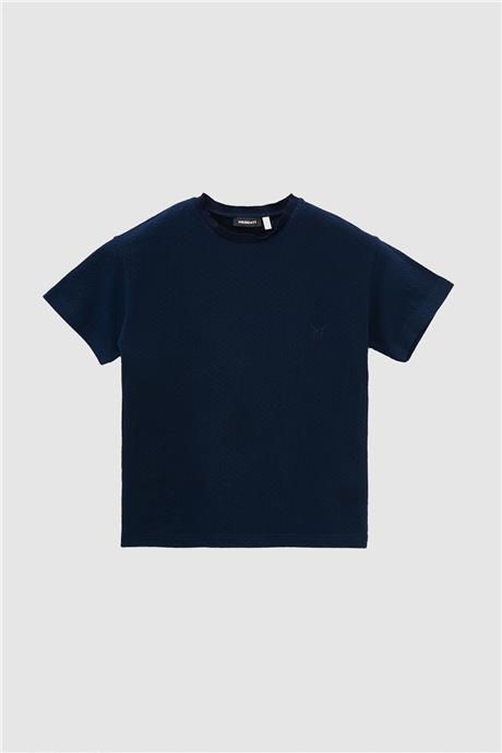 Nebbati Erkek Çocuk Lacivert T-Shirt