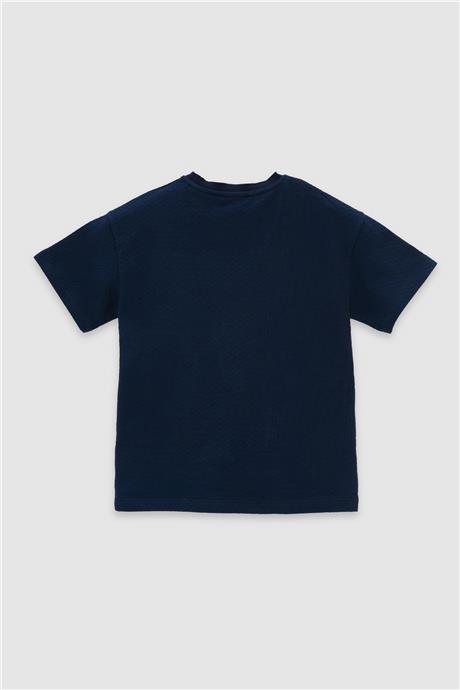 Nebbati Erkek Çocuk Lacivert T-Shirt