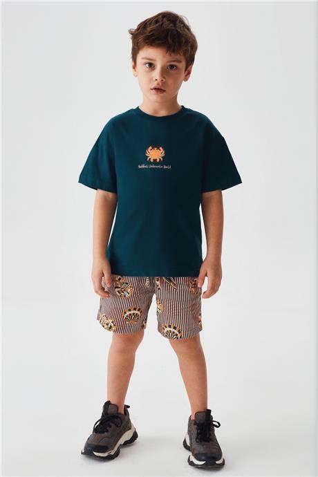 Nebbati Erkek Çocuk Lacivert T-Shirt