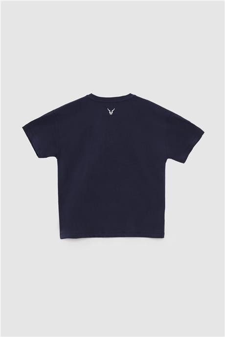 Nebbati Erkek Çocuk Lacivert T-Shirt