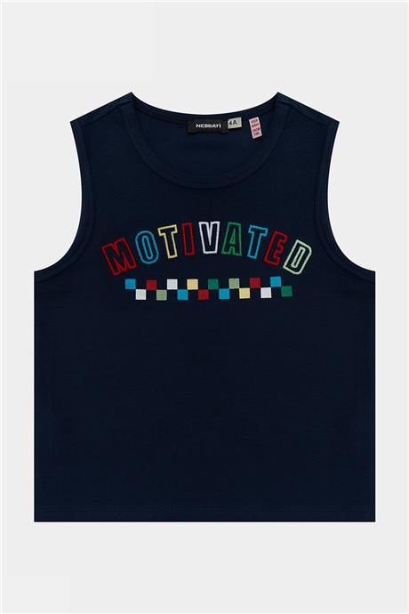 Nebbati Erkek Çocuk Lacivert Tshirt