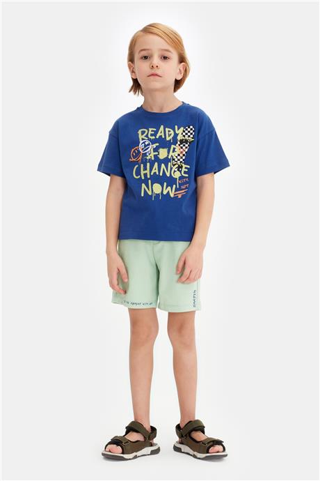 Nebbati Erkek Çocuk Lacivert Tshirt