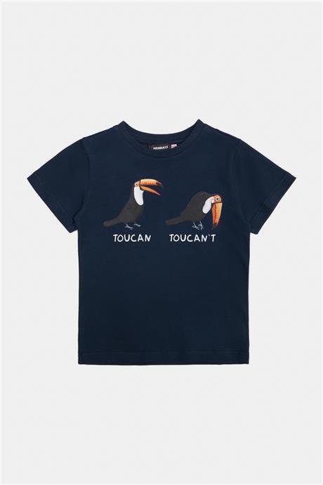 Nebbati Erkek Çocuk Lacivert Tshirt