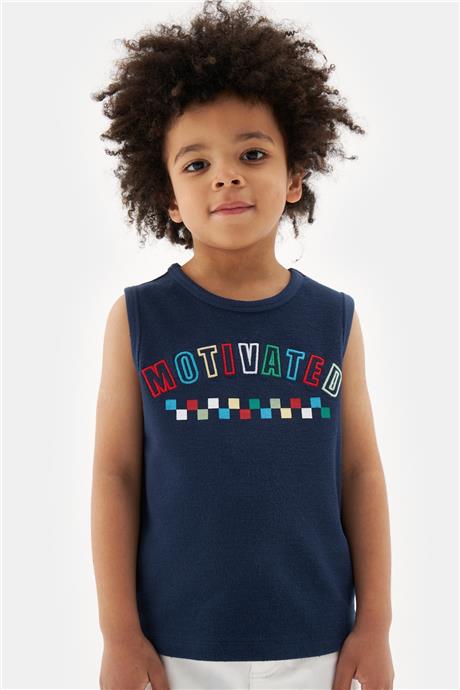 Nebbati Erkek Çocuk Lacivert Tshirt