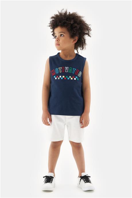 Nebbati Erkek Çocuk Lacivert Tshirt