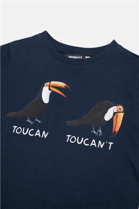 Nebbati Erkek Çocuk Lacivert Tshirt