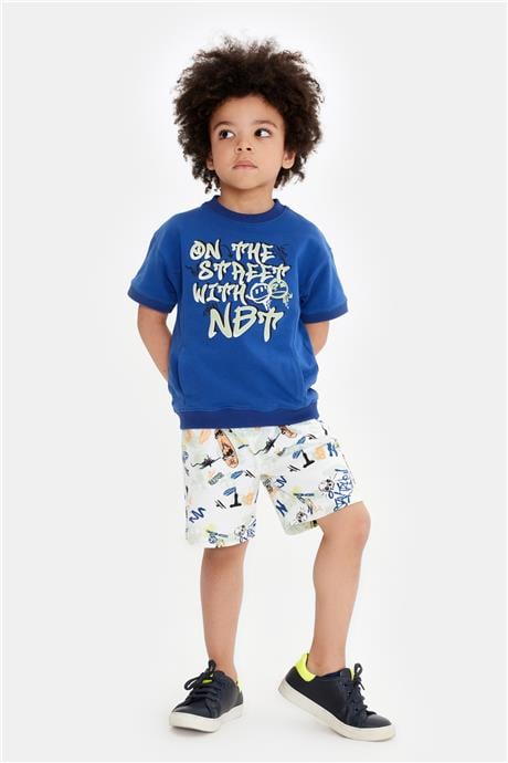 Nebbati Erkek Çocuk Lacivert Tshirt