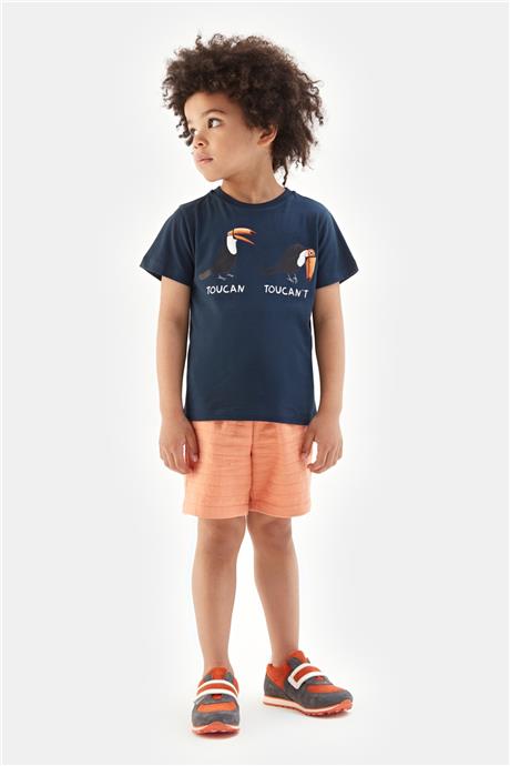 Nebbati Erkek Çocuk Lacivert Tshirt