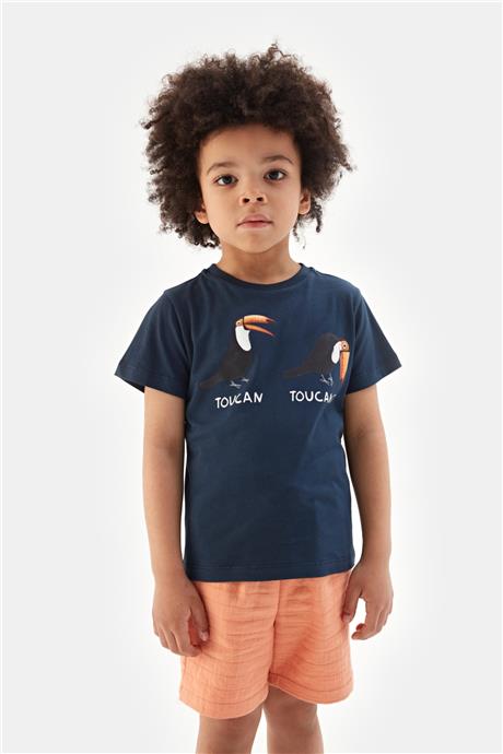 Nebbati Erkek Çocuk Lacivert Tshirt