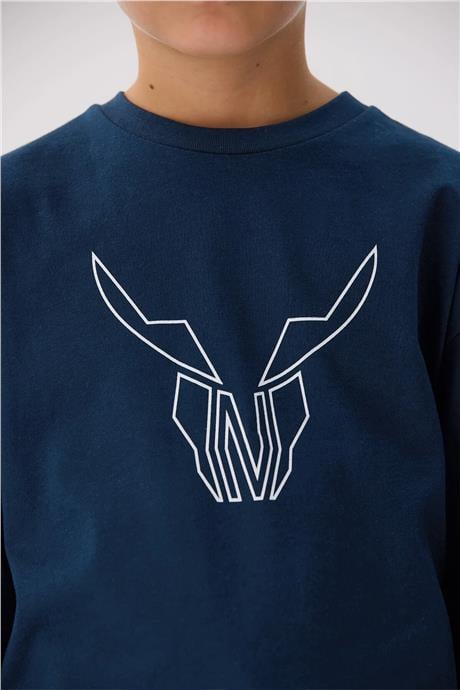 Nebbati Erkek Çocuk Lacivert Tshirt