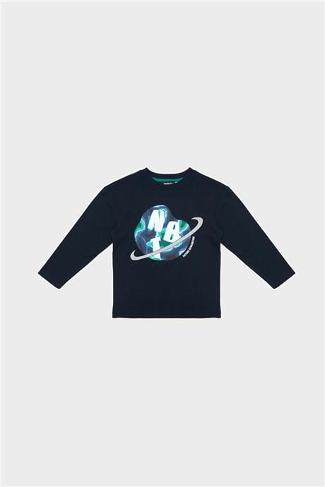 Nebbati Erkek Çocuk Lacivert Tshirt