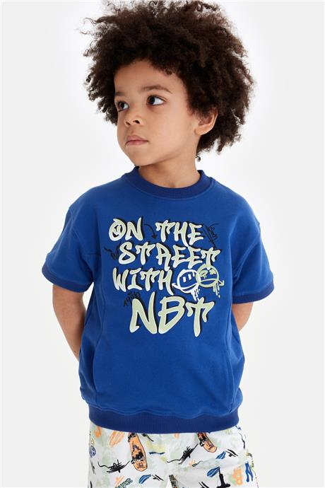 Nebbati Erkek Çocuk Lacivert Tshirt