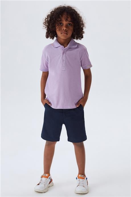 Nebbati Erkek Çocuk Lila T-Shirt