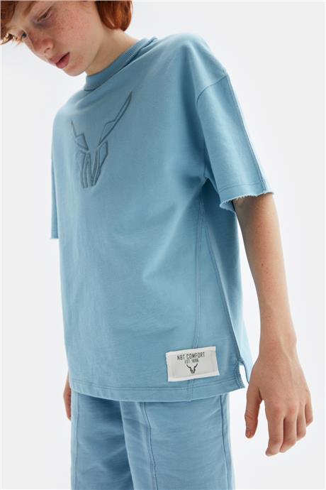 Nebbati Erkek Çocuk Mavi Sweatshirt