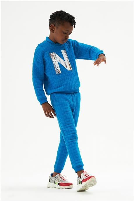 Nebbati Erkek Çocuk Mavi Sweatshirt